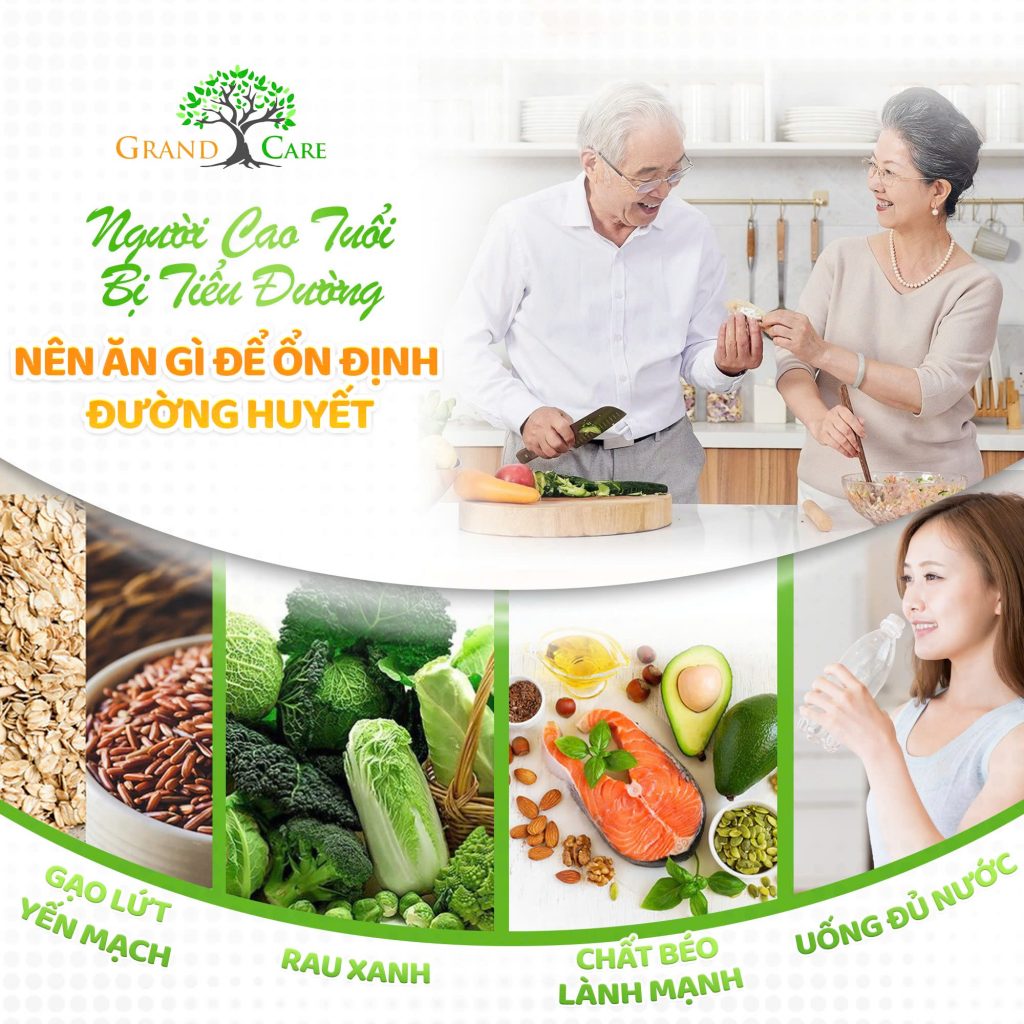 Người cao tuổi bị tiểu đường nên ăn gì để ổn định đường huyết
