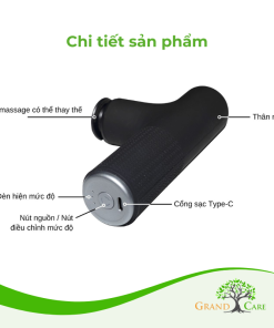 Máy massage cầm tay fascial gun Philips PPM7311