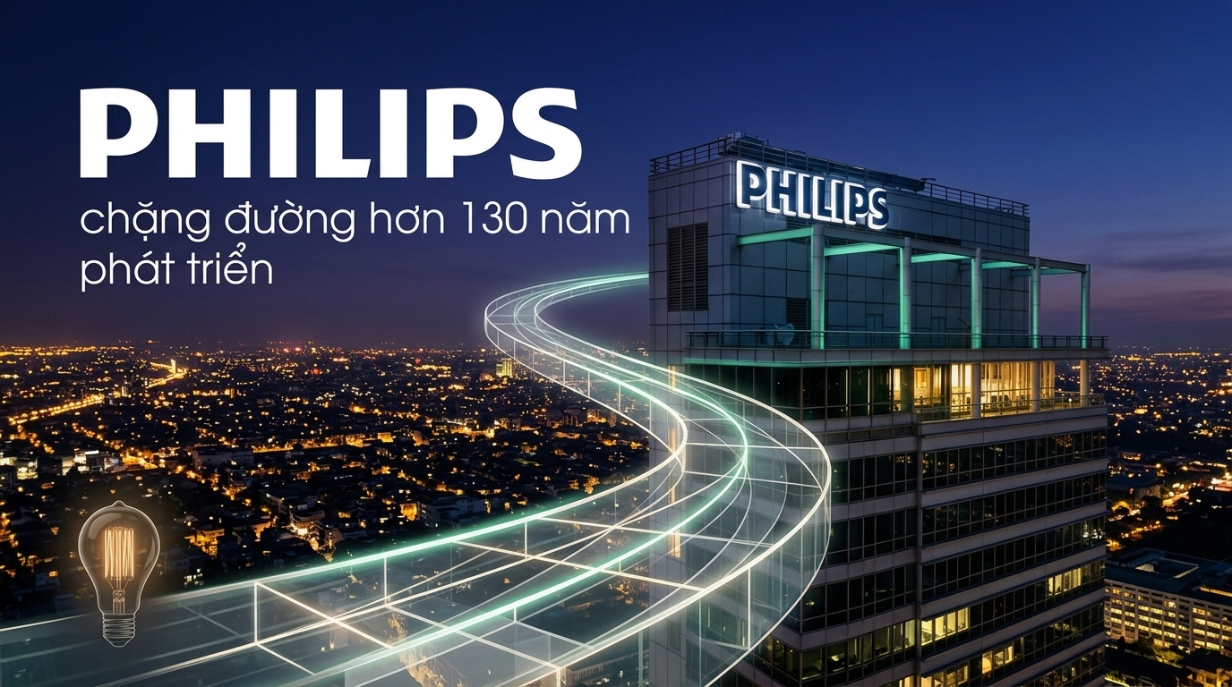 Thương hiệu Philips sở hữu bề dày công nghệ