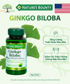 GINKGO BILOBA 60MG NATURE’S BOUNTY - USA
