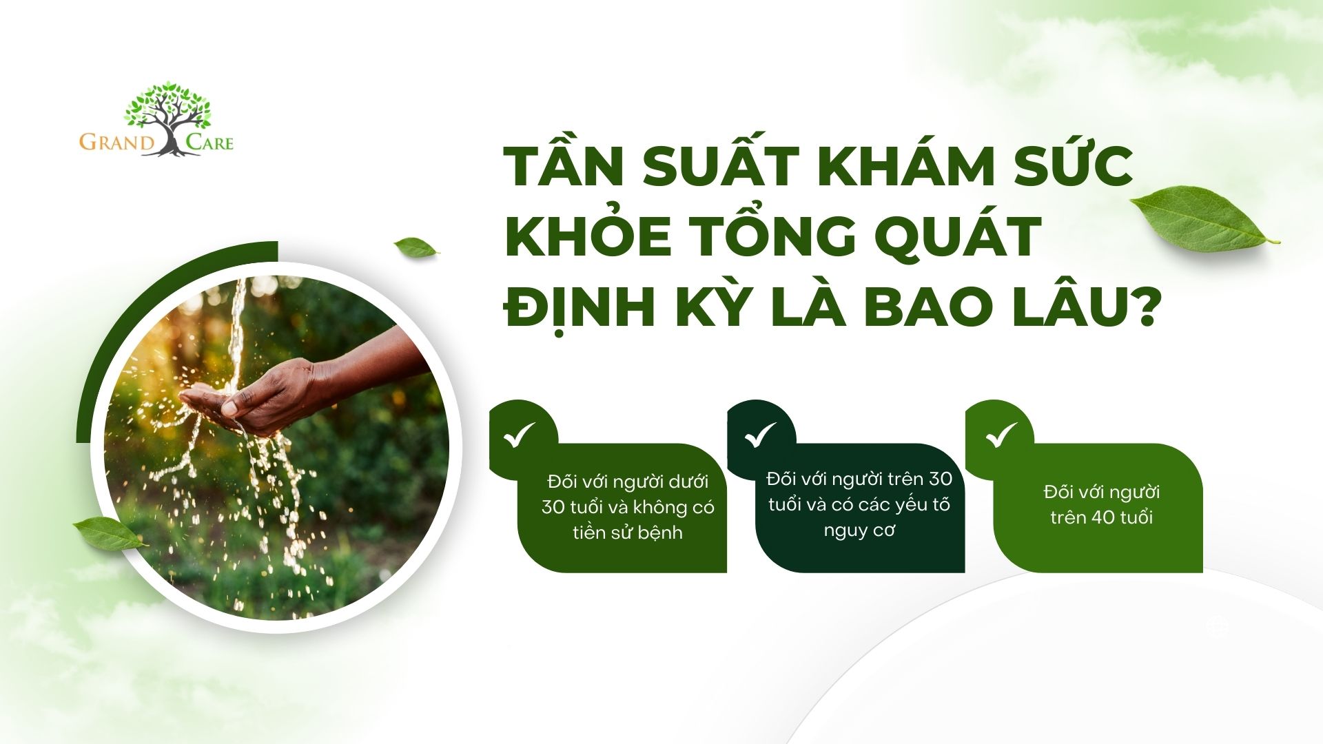 Tần suất khám sức khỏe tổng quát định kỳ là bao lâu?