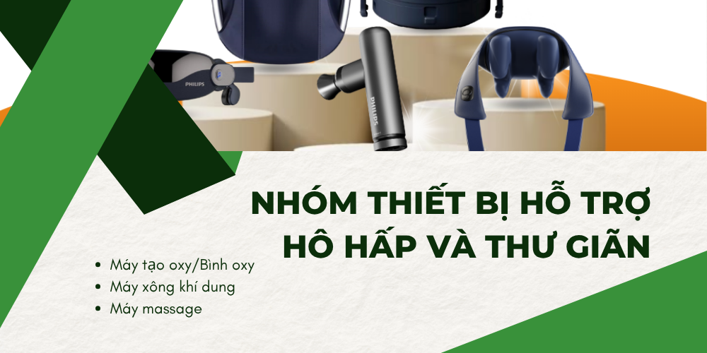Nhóm Thiết Bị Hỗ Trợ Hô Hấp và Thư Giãn