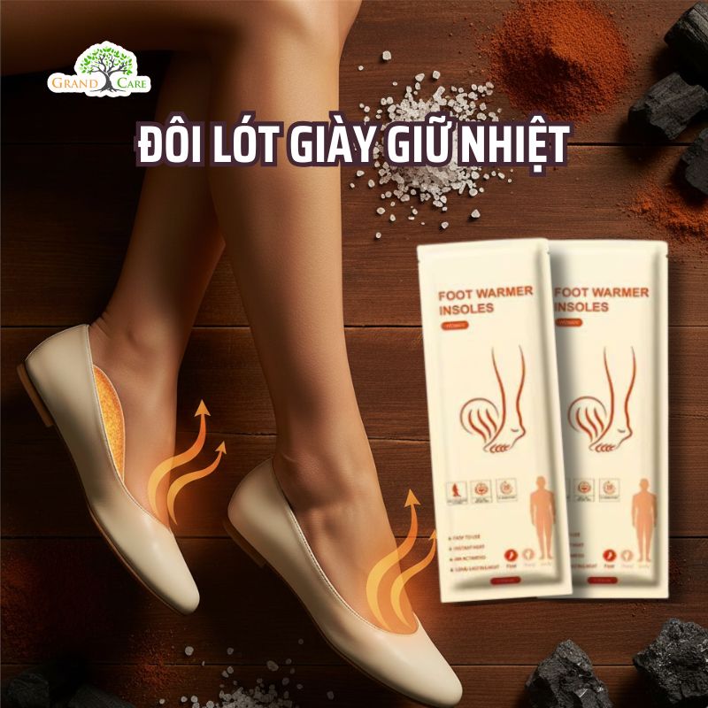 MIẾNG LÓT GIÀY (1) ĐÔI LÓT GIÀY GIỮ NHIỆT CHO NAM/NỮ