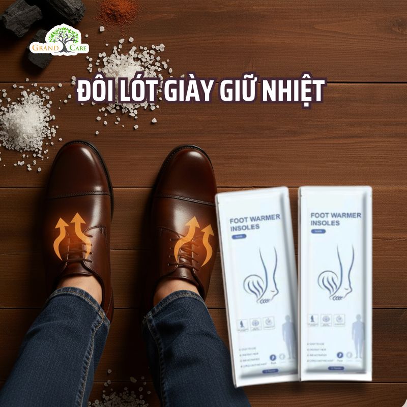 MIẾNG LÓT GIÀY ĐÔI LÓT GIÀY GIỮ NHIỆT CHO NAM/NỮ