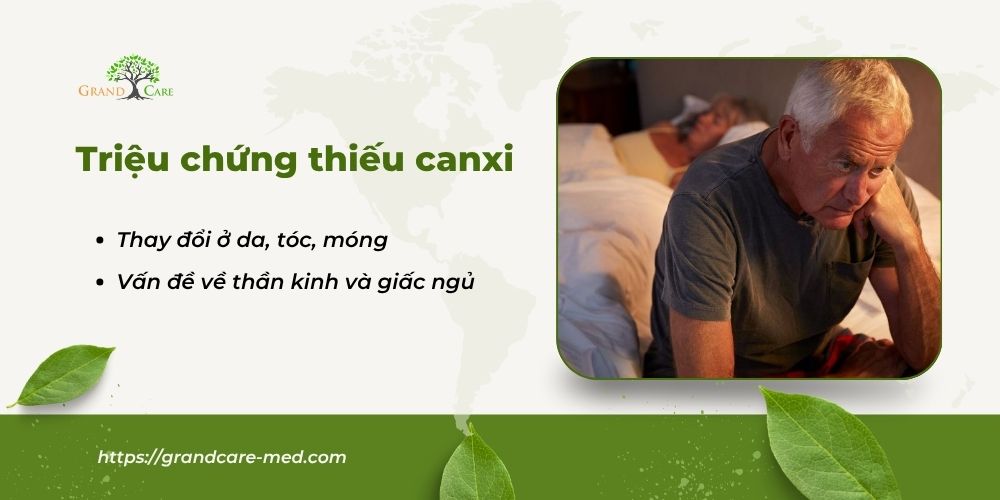 NHỮNG BIỂU HIỆN CHO THẤY TRIỆU CHỨNG THIẾU CANXI Ở NGƯỜI LỚN TUỔI