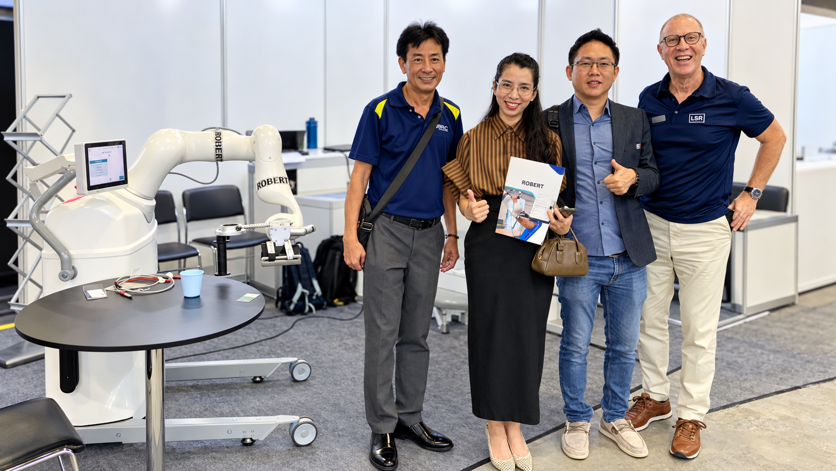 GrandCare gặp gỡ đối tác Life Science Robotics tìm hiểu về Robot ROBERT